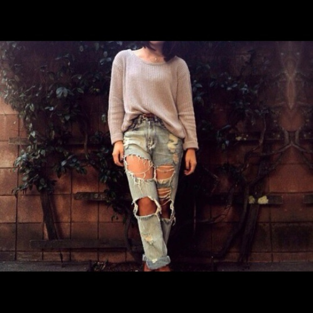 Brandy Melville boyfriend jeans